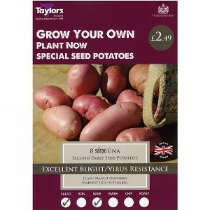 Taylors Sarpo Una Second Early Seed Potatoes - 2kg