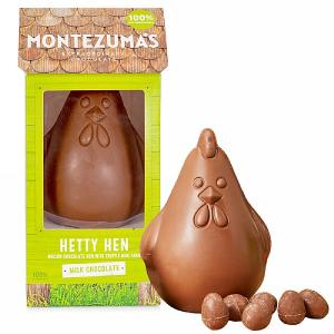 Montezuma's Hetty Hen Milk Chocolate Egg with Mini Eggs 275g