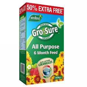 Westland Gro-Sure 6 Month Slow Release Plant Food 1.1kg + 50% Extra Free