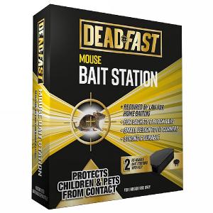 Deadfast Mouse Bait Station Only Twin Pack
