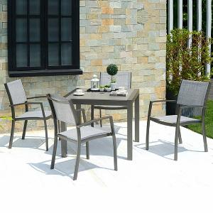 Lifestyle Garden Solana 4 Seater Square Dining Set
