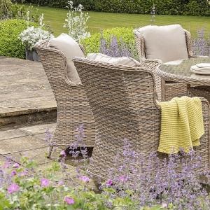 Norfolk Leisure Wroxham Small 4 Seater Round Dining Set