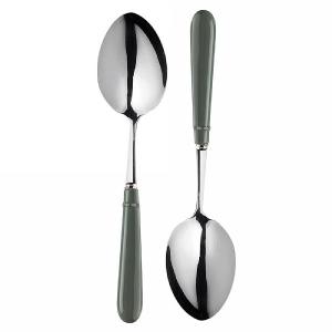 Mary Berry Set of 2 Sea Green Serving Spoons