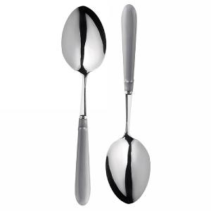 Mary Berry Set of 2 Grey Serving Spoons