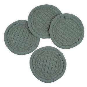 Mary Berry Signature Set of 4 Sea Green Cotton Coaster