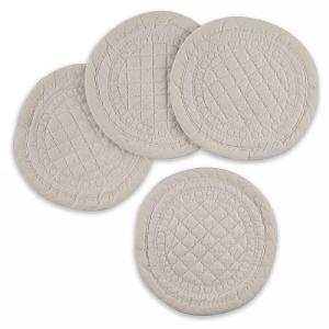 Mary Berry Signature Set of 4 Ivory Cotton Coasters
