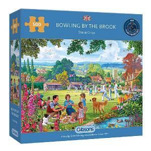 Gibsons Bowling by the Brook 500 Piece Jigsaw Puzzle