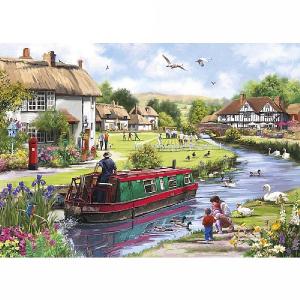 Gibsons Swanning Along 1000 Piece Jigsaw Puzzle