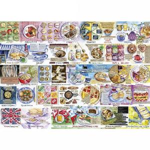Gibsons Pork Pies & Puddings 1000 Piece Jigsaw Puzzle