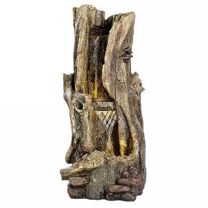 Kaemingk Log Waterfall Feature 103cm