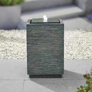 Kelkay Mosaic Cube Water Feature with LED Lights