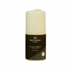 Wax Lyrical White Pillar Candle 5x12cm