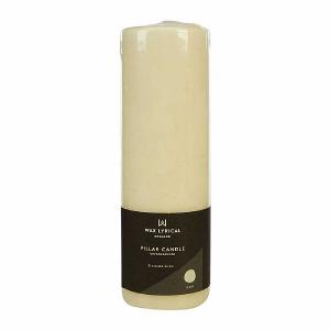 Wax Lyrical White Pillar Candle 7x20cm