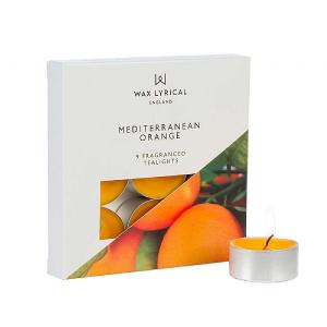 Wax Lyrical Made In England Meditterranean Orange Set of 9 Tealights