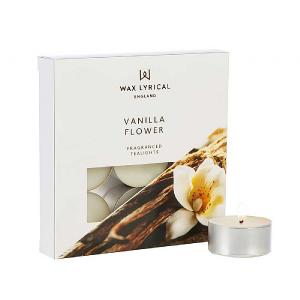 Wax Lyrical Made In England Vanilla Flower Set of 9 Tealights