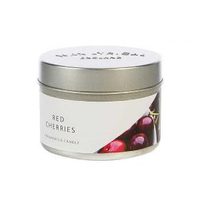 Wax Lyrical Made In England Red Cherries Tin Candle