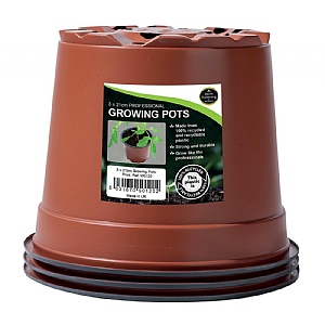 Garland 21cm Professional Growing Pots (Pack of 3)