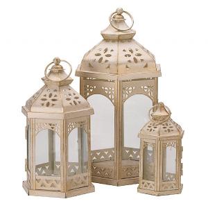 Three Kings Cage Lanterns Trio (Set of 3)