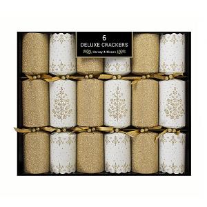 Deluxe Gold Tree Crackers (Pack of 6)