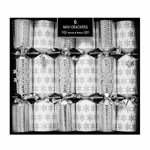 Mini 8.5" Silver Snowflake Crackers (Pack of 6)