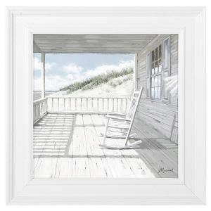 'Afternoon Relax' Beach Picture 39x39cm
