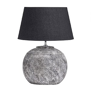 Regola Aged Stone Ceramic Table Lamp