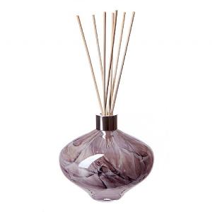 Amelia Art Glass Violet Marble Oval Reed Diffuser