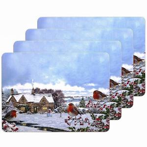 Macneil Set of 4 Robins Table Mats