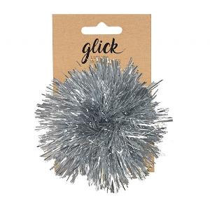 Glick Silver Tinsel Pom Pom