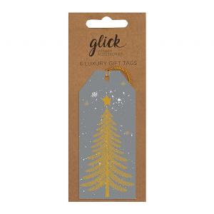 Glick Contemporary Tree Luggage Gift Tag (Pack of 6)