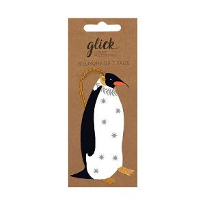 Glick Pizazz Penguin Gift Tag (Pack of 6)