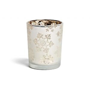 Yankee Candle Snowflake Frosted Tealight Votive Holder