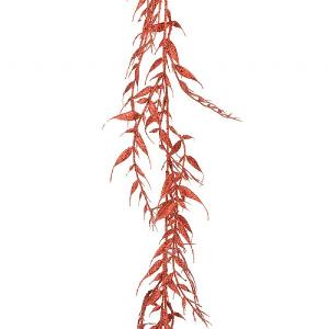 Floralsilk Red Leaf Garland