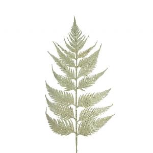 Floralsilk Sparkle Leather Fern Leaf