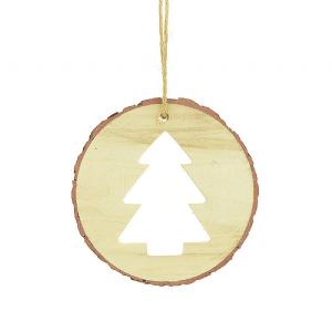 Floralsilk Wooden Tree Disc