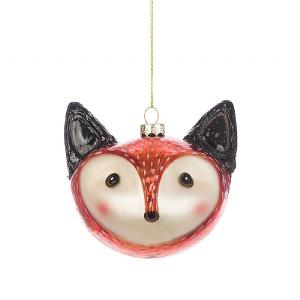 Floralsilk Glass Fox Head