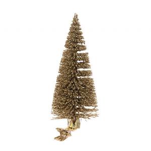 Floralsilk Gold Christmas Tree Clip