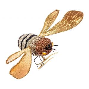 Floralsilk Glitter Bee Clip