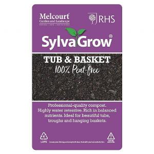 SylvaGrow Tub & Basket Peat-Free Compost 15L