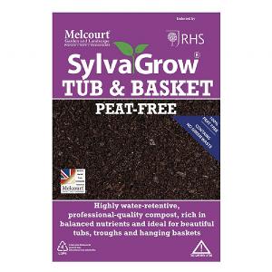 Melcourt SylvaGrow Peat Free Tub & Basket Compost 50L