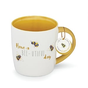 Cooksmart Bumble Bees 'Bee-utiful' Barrel Mug