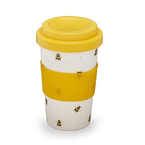 Cooksmart Bumble Bees Bamboo Travel Mug