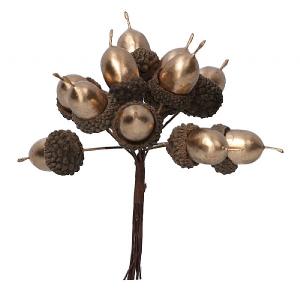 Gisela Graham Bunch of Matt Gold Acorn Picks