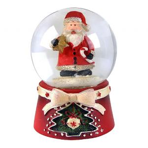 Gisela Graham Mini Scandi Santa Snow Globe 45mm