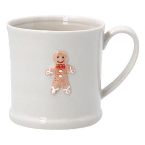 Gisela Graham Ceramic Mini Mug with Gingerbread Man
