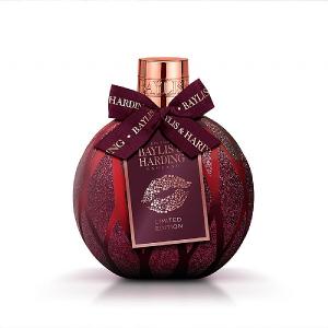 Baylis & Harding Cranberry Martini Bath Bubbles Festive Bauble 370ml