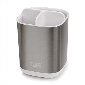 Joseph Joseph EasyStore™ Stainless-steel Toothbrush Holder