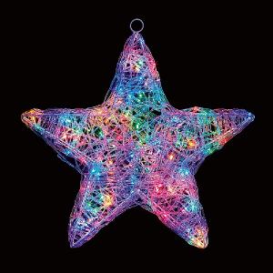 Premier 58cm Multi Coloured LED Acrylic Star