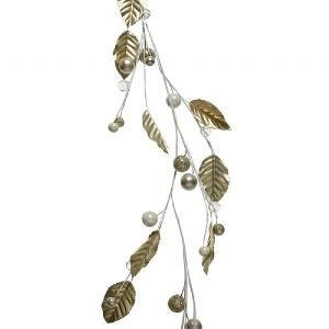 Decoris Gold Glitter Garland 120cm