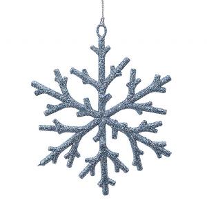 Decoris Winter Sky 16cm Plastic Snowflake